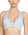 Robin Piccone Mimi Halter Bikini Top In Multi