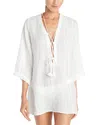 Robin Piccone Natalie Cover-up Tunic In White