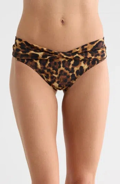 Robin Piccone Olivia Twist Bikini Bottoms In Multi