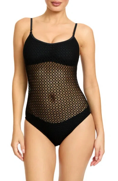Robin Piccone One-piece Swimsuit In Black