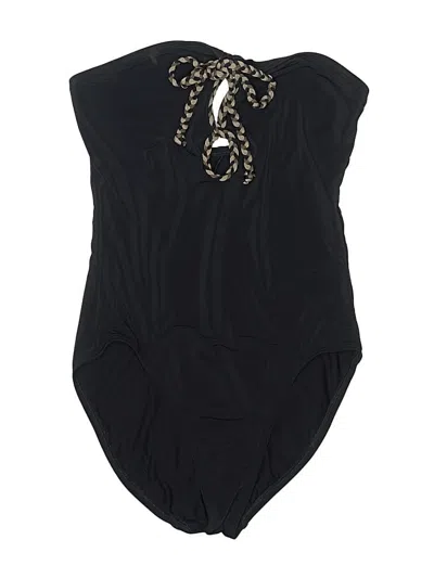 Pre-owned Robin Piccone One Piece Swimsuit In Black