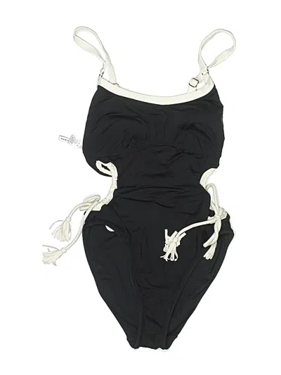 Pre-owned Robin Piccone One Piece Swimsuit In Black