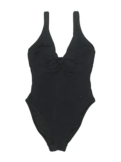 Pre-owned Robin Piccone One Piece Swimsuit In Black