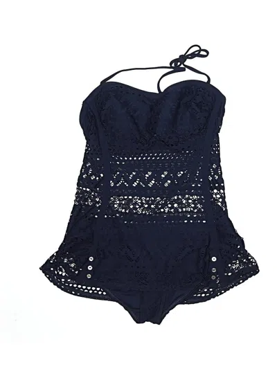 Pre-owned Robin Piccone One Piece Swimsuit In Blue