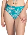 Robin Piccone Romy High Waist Bottom In Blue