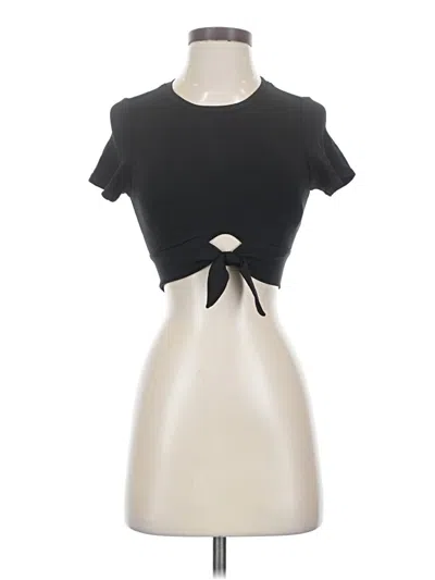 Pre-owned Robin Piccone Short Sleeve T-shirt In Black