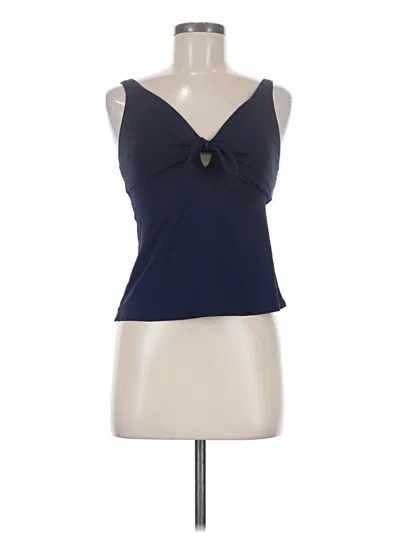 Pre-owned Robin Piccone Sleeveless Top Blue Sweetheart Neckline Tops