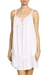 Robin Piccone Summer Sleeveless Cover-up Dress In White