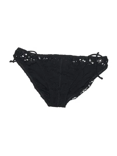 Pre-owned Robin Piccone Swimsuit Bottoms In Black