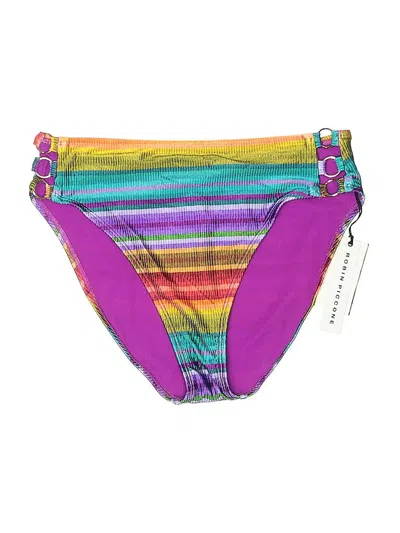 Pre-owned Robin Piccone Swimsuit Bottoms In Purple