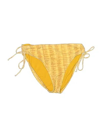 Pre-owned Robin Piccone Swimsuit Bottoms In Yellow