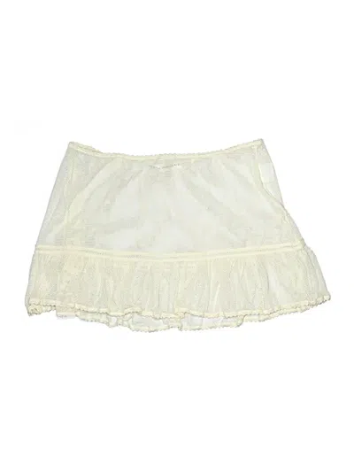 Pre-owned Robin Piccone Swimsuit Cover Up In Ivory