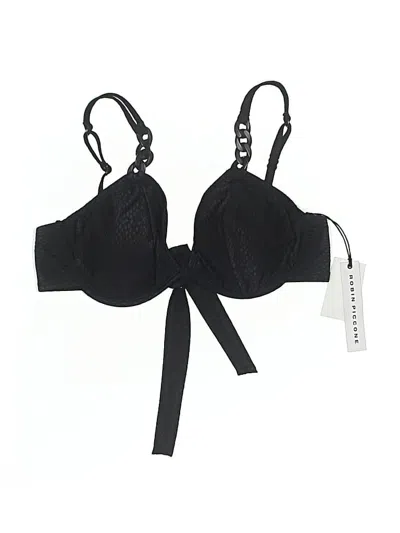 Robin Piccone Swimsuit Top Black Swimwear