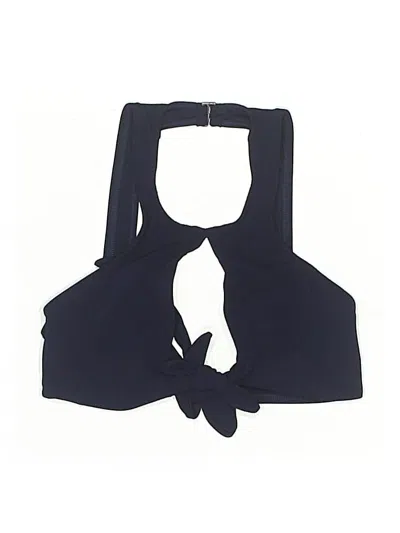 Pre-owned Robin Piccone Swimsuit Top Black Swimwear
