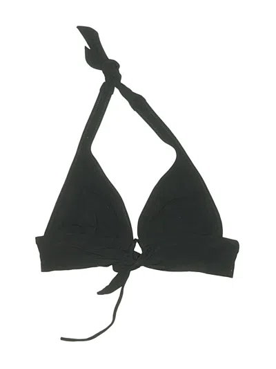 Pre-owned Robin Piccone Swimsuit Top Black Swimwear