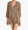 Robin Piccone Whitney Tunic Top In Mocha In Brown