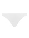 Robin Piccone Women's Ava Mid-rise Bikini Bottom In White