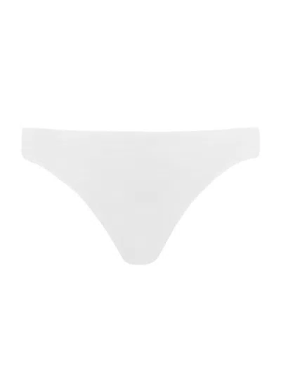 Robin Piccone Women's Ava Mid-rise Bikini Bottom In White