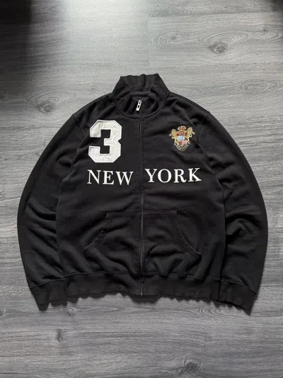Pre-owned Robin Ruth X Vintage Robin Ruth Like Polo Ralph Laurent New York Number 3 Sweater In Black
