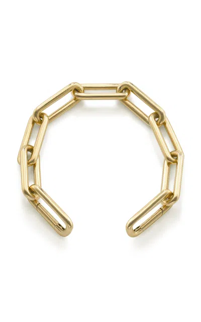 Robinson Pelham 14ct Yellow Gold 7.3in Identity Bracelet