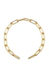 Robinson Pelham 14ct Yellow Gold Short Identity Necklace In Gold
