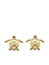 Robinson Pelham 14k Yellow Gold Diamond Turtle Earrings In Gold