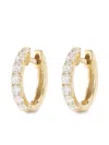 Robinson Pelham 14k Yellow Gold Hoop Diamond Earrings In Gold