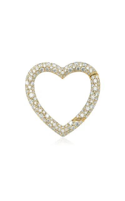Robinson Pelham 18ct Yellow Gold Diamond Identity Heart