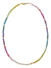 Robinson Pelham 18kt Yellow Gold Beaded Necklace In Multi