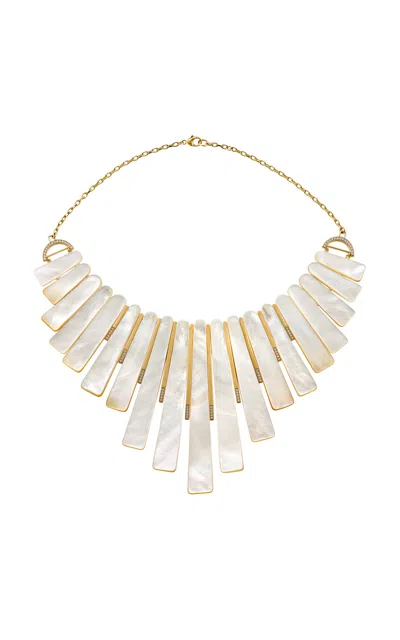 Robinson Pelham 9ct And 14ct Yellow Gold Moonraker Necklace