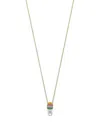 Robinson Pelham 9k Yellow Gold Mini Elixer Energry Diamond Necklace In Metallic