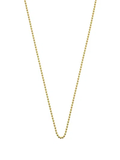 Robinson Pelham Ball-chain Necklace In Burgundy