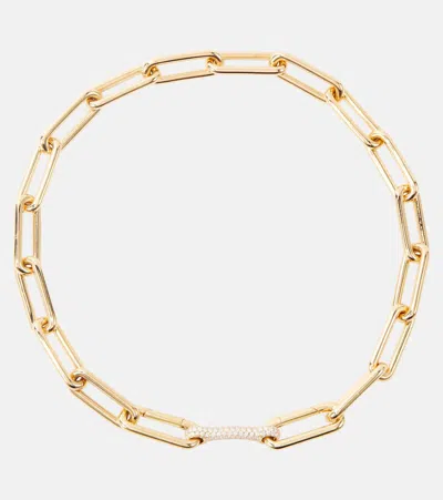 Robinson Pelham Identity Short 18-karat Gold Diamond Necklace