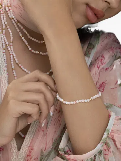 Robinson Pelham Utopia Beaded Bracelet In Gold