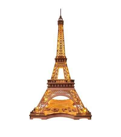 Robotime Wooden Night Of The Eiffel Tower Kit In Multi