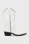 Roc Boots Australia Roc Indio Leather Cowboy Boot In White Vintage