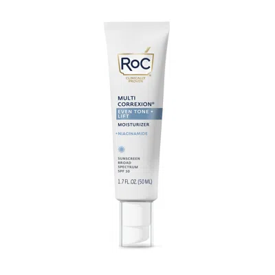 Roc Multi Correxion Even Tone + Lift Daily Moisturizer Spf 30 In White