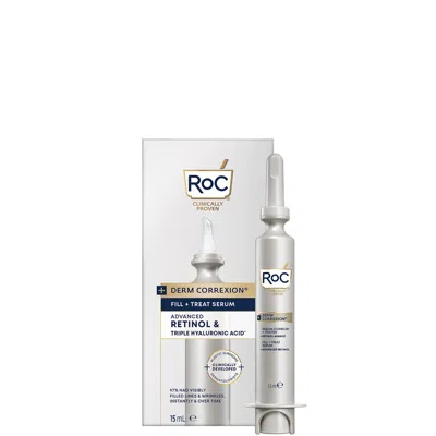 Roc Skincare Derm Correxion Fill + Treat Serum 15ml In White