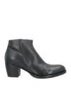 Rocco P . Woman Ankle Boots Black Size 10 Leather