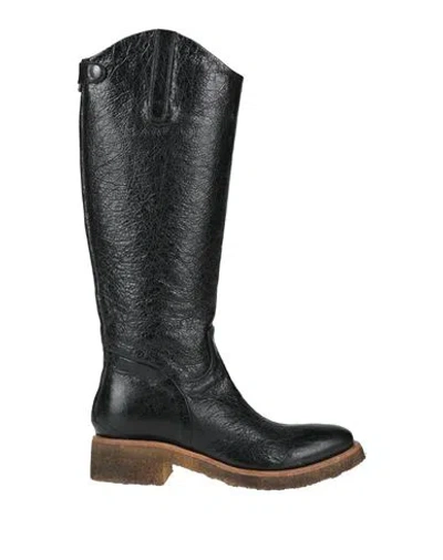 Rocco P . Woman Boot Black Size 8 Leather