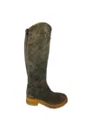 Rocco P Women's Shoes  Neck-up Ankle Boots With Zipper. In Brown