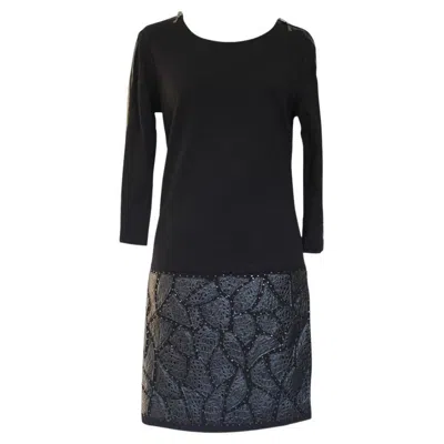 Pre-owned Roccobarocco Cocktail Dress Size 42 In Black