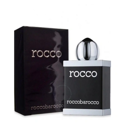 Roccobarocco Men's Rocco Black Edt 3.4 oz Fragrances 8051084958000 In Amber / Black / Pink / Violet
