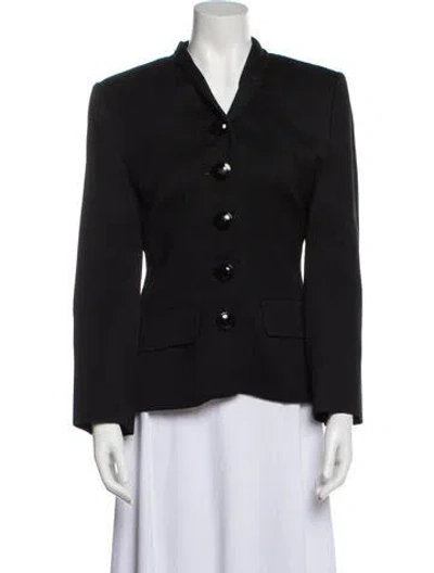 Pre-owned Roccobarocco Vintage 1980's Blazer In Black