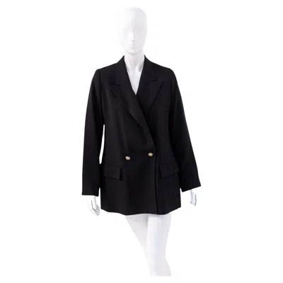 Pre-owned Roccobarocco Vintage Elegant Black Blazer
