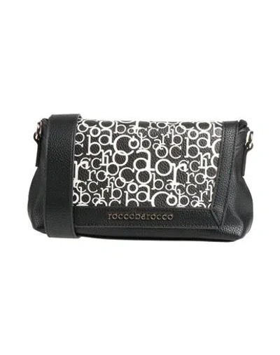 Roccobarocco Woman Cross-body Bag Black Size - Textile Fibers