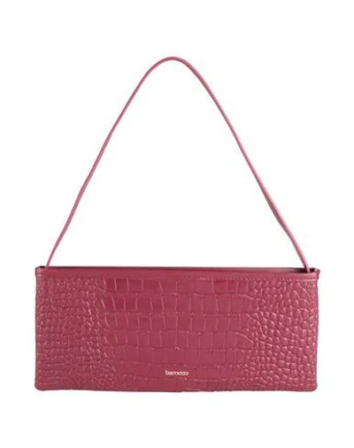 Roccobarocco Woman Handbag Burgundy Size - Textile Fibers In Red