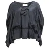 Rochas Blouse In Black Silk