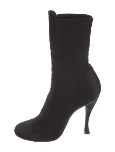 Pre-owned Rochas Boots In Black