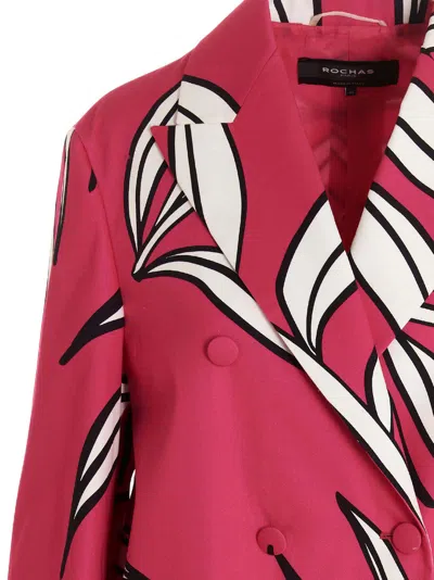 Rochas Cotton Women's Blazer In Pink